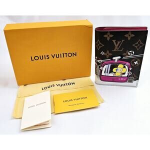 LV Vivienne Holiday Wallet Passport Cover Holder Limited Edition NEW